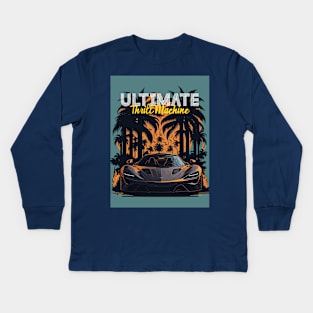 Ultimate Thrill Machine Kids Long Sleeve T-Shirt